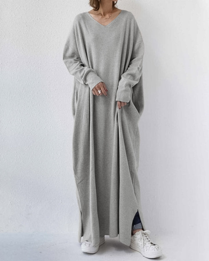 Harriet™ | Elegant Winter Maxi Dress for Women with Long Sleeves
