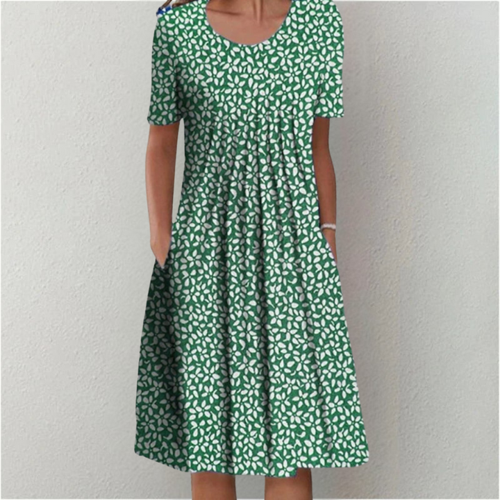 Gwendolyn™ | Stylish and Casual Floral Dress with Pockets