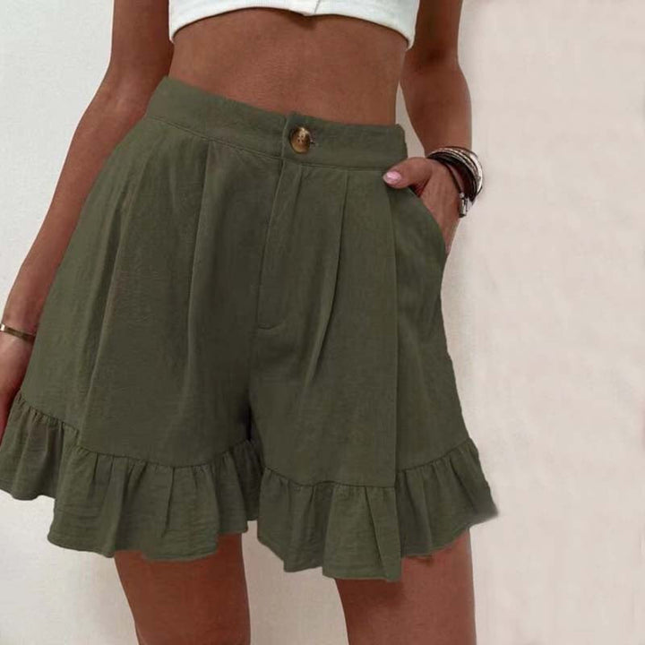 Donna™ | Breezy Ruffle Hem Shorts