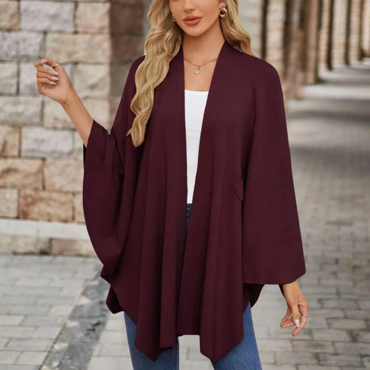 Briana™ | Elegant Draped Poncho
