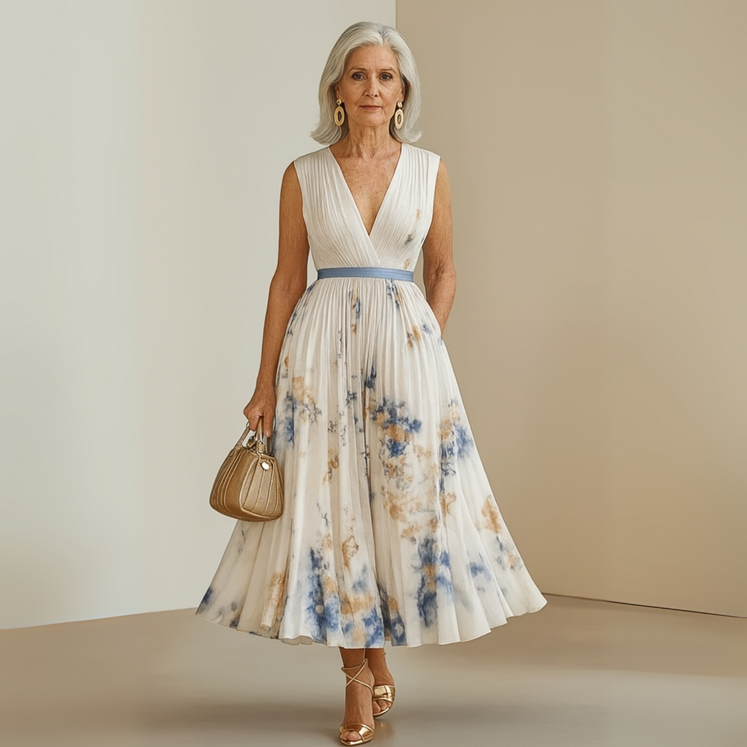 Maureen™ | Flowy Sleeveless Summer Maxi Dress