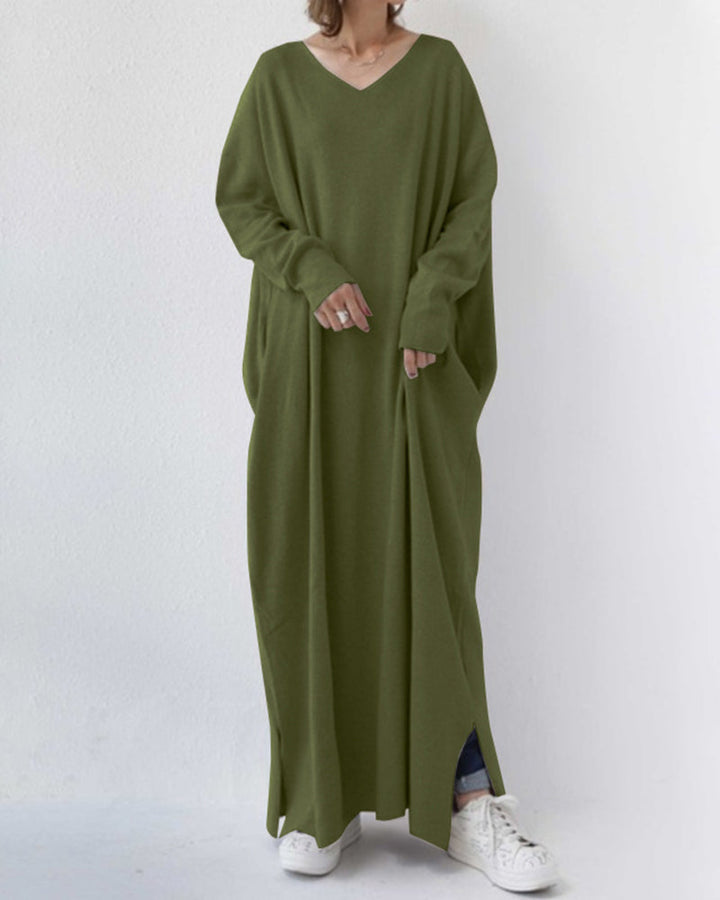Harriet™ | Elegant Winter Maxi Dress for Women with Long Sleeves