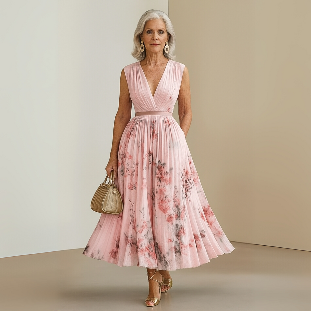 Maureen™ | Flowy Sleeveless Summer Maxi Dress