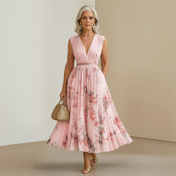 Maureen™ | Flowy Sleeveless Summer Maxi Dress