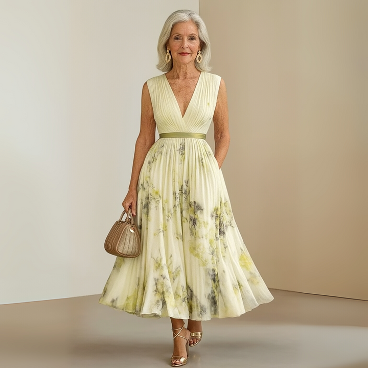 Maureen™ | Flowy Sleeveless Summer Maxi Dress