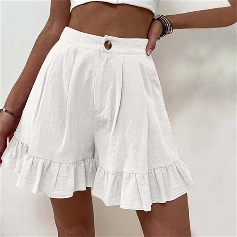 Donna™ | Breezy Ruffle Hem Shorts