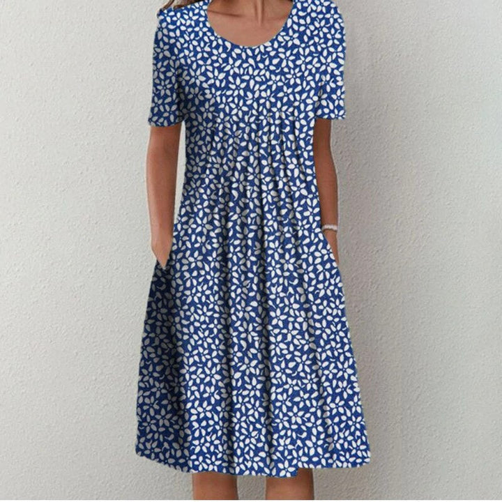 Gwendolyn™ | Stylish and Casual Floral Dress with Pockets