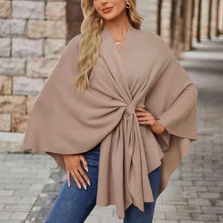 Briana™ | Elegant Draped Poncho