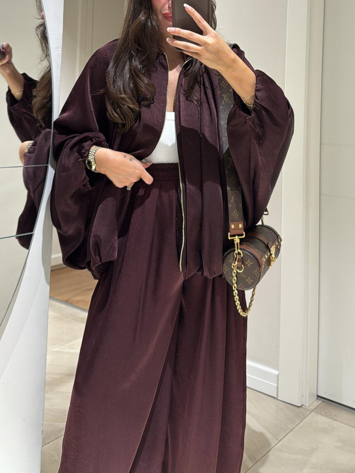 Maribel™ | Jacket + Drawstring Pants Casual Two-piece Suit