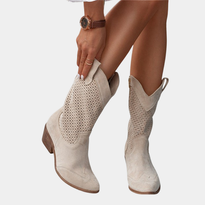 Natalie™ | Cowboy Style Orthopedic Boots