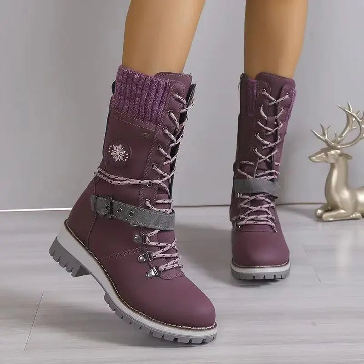 Sora™ | High Heel Winter Boots for Women – Stylish & Warm for Cold Weather