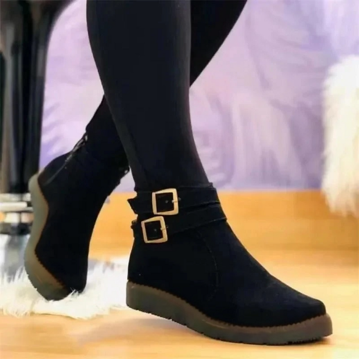 Noria™ | Women’s Ankle Boots with Double Buckle