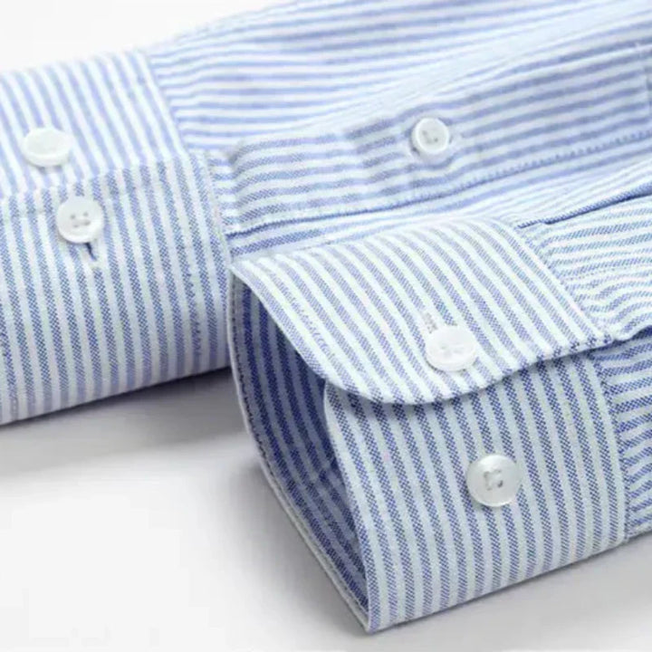 Devon | Modern Striped Cotton Shirt