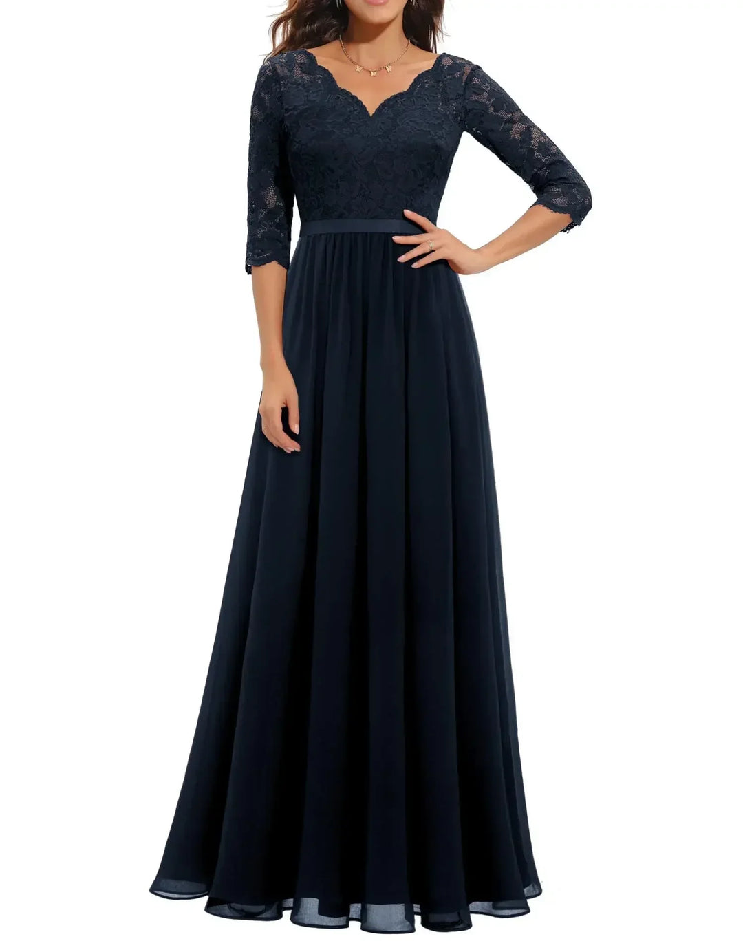 Diane™ | Women’s Elegant Lace Long Dress