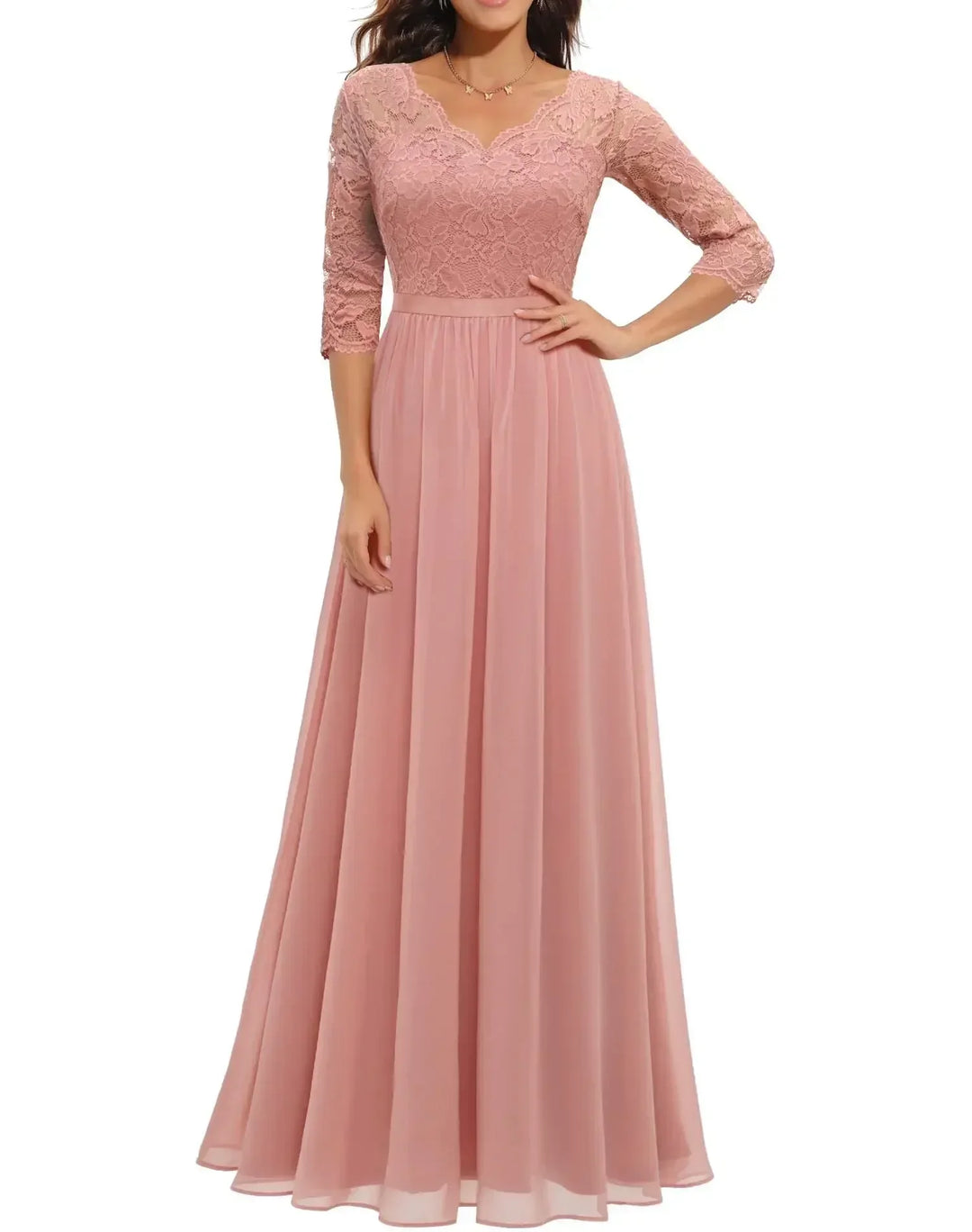 Diane™ | Women’s Elegant Lace Long Dress