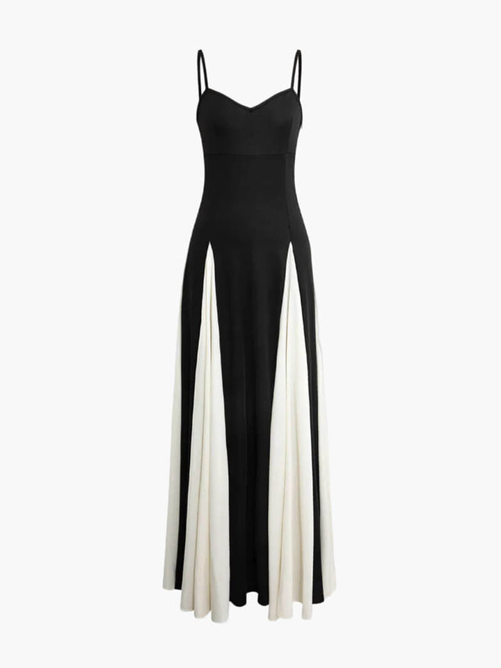 Paloma™ | Elegant Black-and-White Maxi Dress