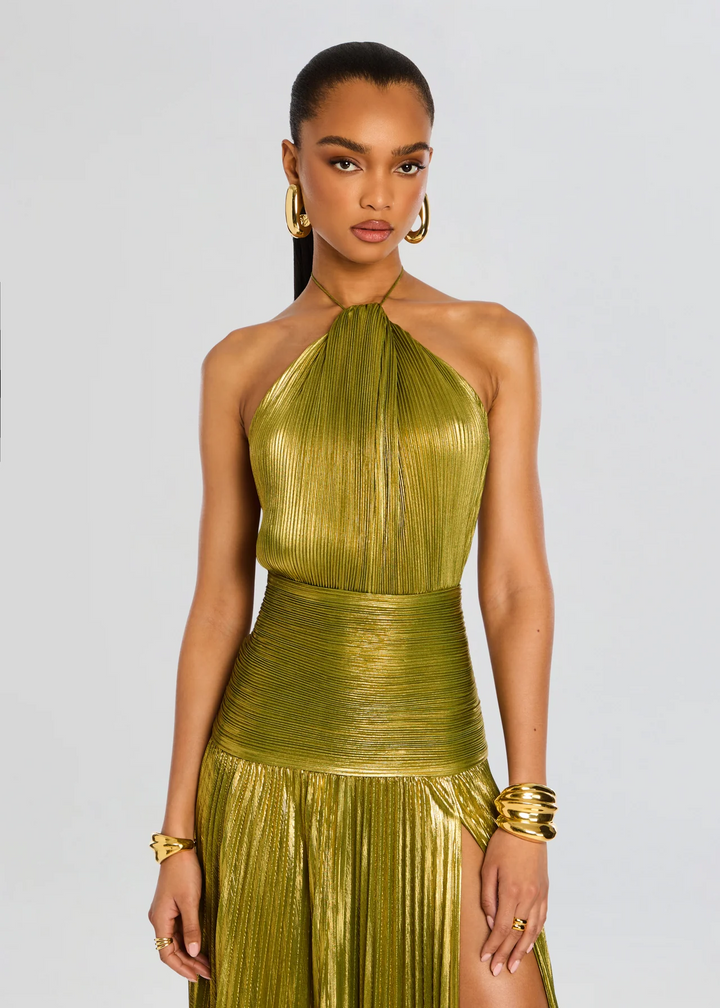 Alana™ | Long dress with a sensual cut and luxurious finish