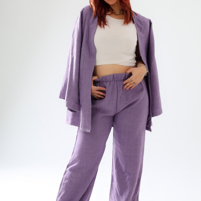Embroidered Moon Loungewear Set