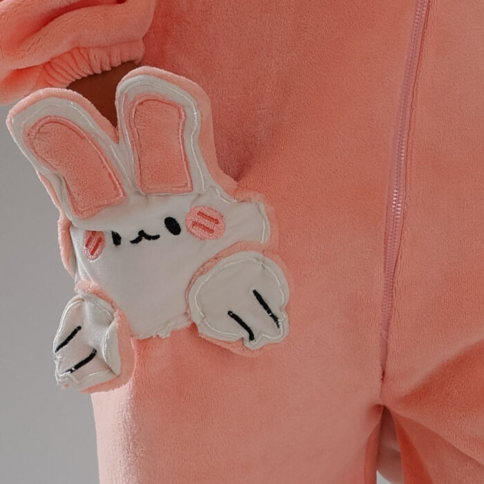 Peachy Love Fleece Onesie